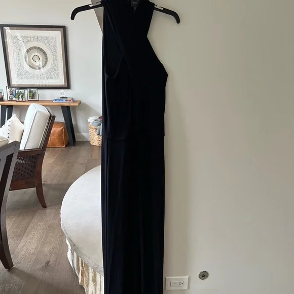 Chicos Cross front halter jumpsuit - Picture 3 of 4